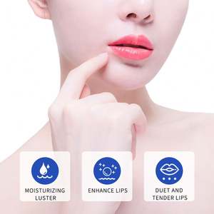 Baumes à lèvres véganes hydratants bio SENANA personnalisés à l'avocat, à la fraise, à l'aloe vera et au miel <span class=keywords><strong>rose</strong></span> pour le soin des lèvres - Product Image 4