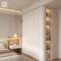 Armoires XINGRUO, meubles de chambre à coucher, armoire intégrée avec étagères de présentation et bureau pour la maison
