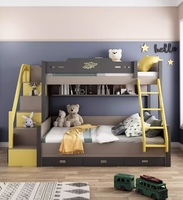 Nordic Modern Einfache Mutter-Kind Massivholz Kinder bett Multifunktion ale High-Low Doppeldecker Kleine Einheit Kombination für Kinder