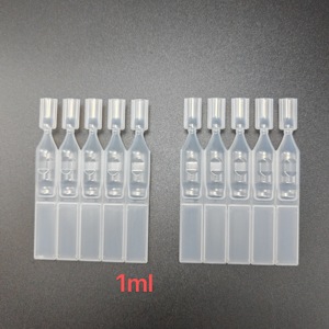 Tubo de muestra de <span class=keywords><strong>Calandria</strong></span> de ampolla de plástico PE de mini Esencia de prueba de tamaño pequeño de 1ml para ungüento/ungüento - Product Image 2