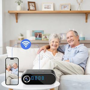 Cámara de Seguridad para el Hogar OEM/ODM, Visión Nocturna, WiFi, Cámara con Reloj de Video - Product Image 2