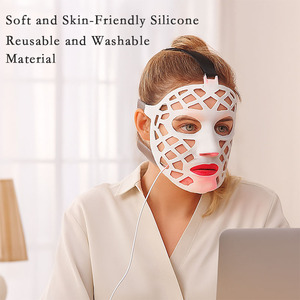Mascarilla personalizada de silicona de grado médico con luz roja, mascarilla LED OEM para el cuidado de la piel, fabricante - Product Image 2