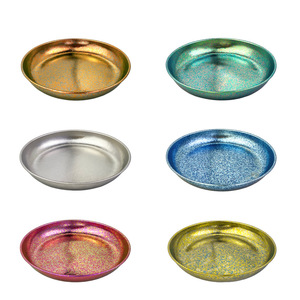 Plato Redondo de Titanio Puro de 19 cm y 21 cm, Color Plata Cristal de Hielo, para Acampar al Aire Libre y Uso Doméstico - Product Image 5