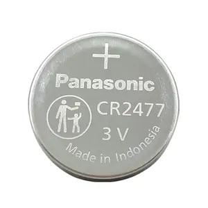 Panasonic CR2477/BN 3V tombol sel untuk personel pemosisian kartu Buddha lampu baterai