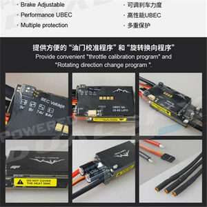 Controlador Electrónico de Velocidad DUALSKY SUMMIT 100 Light 100A para Aviones de Ala Fija con BEC para Aviones 3D/F3A de 12 Canales FPV - Product Image 5