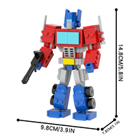 Bloques de Construcción MOOXI MOC1690, Robot Deformable, Regalo DIY, Rompecabezas, Juego de Bloques de Construcción de Anime Educativos de Plástico, Juguetes para Niños
