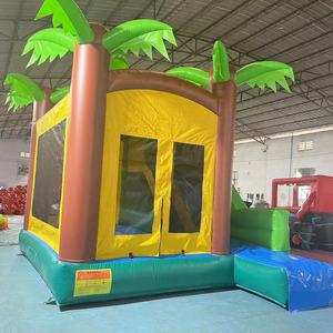 Vente flash Château gonflable commercial <span class=keywords><strong>de</strong></span> grande taille <span class=keywords><strong>de</strong></span> qualité supérieure pour l'extérieur avec bâche en PVC <span class=keywords><strong>de</strong></span> 0,55 mm Meilleure qualité - Product Image 2