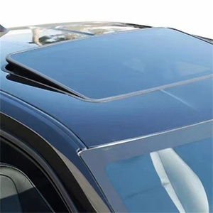 Simulación Universal de Techo Solar Falso, Accesorio Decorativo Exterior, Adhesivo Universal Duradero <span class=keywords><strong>para</strong></span> Techo Solar Negro <span class=keywords><strong>para</strong></span> Autos - Product Image 2