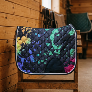 <b>Top</b> Trending Custom Sublimation Dressage Satin Saddle Pads Jumping Numnah Equestrian <b>Riding</b> Equine Accessories <b>Horse</b> Tack - Product Image 2