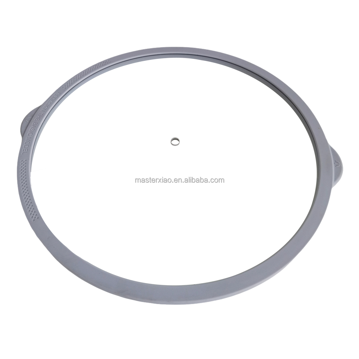 Couvercle de pot en silicone gris
