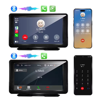 Carplay portátil Pantalla táctil universal 7 pulgadas Carplay inalámbrico Car Audio Android Radio automática Audio Multifuncional Carplay