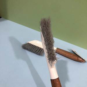 Crevice Cleaning <b>Brush</b> Steel <b>Wire</b> White With Hanging Loop For Bathroom Kitchen Corners - Product Image 4