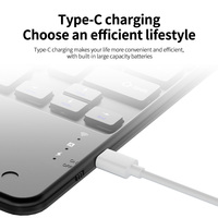 Clavier sans fil portable Blackview 78 touches avec pavé tactile USB pour tablette PC – Livraison rapide – Nouveau style fonctionnel – R.-U.