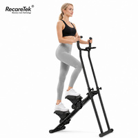Nuevo Equipo de Ejercicio, Máquina de Ejercicios de Escaleras para Pérdida de Peso, Dispositivo de Cardio Plegable con Acabado Premium para Entrenamiento de Resistencia