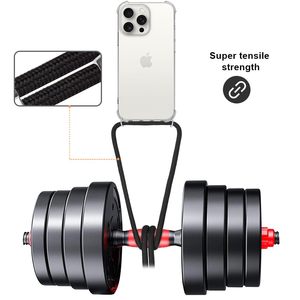 <span class=keywords><strong>Coque</strong></span> de téléphone réglable en TPU antichoc transparente avec <span class=keywords><strong>bandoulière</strong></span> pour <span class=keywords><strong>Iphone</strong></span> 15 14 13 12 11 Pro Max X XS <span class=keywords><strong>XR</strong></span> 7 8 Plus SE - Product Image 2