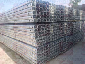 Barriera di Sicurezza Stradale in EVA e Zincata a Caldo, Guardrail con Rulli, Barriere Antiurto per Autostrade e Strade - Product Image 5