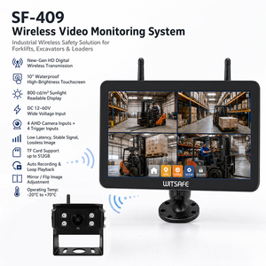 Système <span class=keywords><strong>de</strong></span> surveillance AHD <span class=keywords><strong>sans</strong></span> <span class=keywords><strong>fil</strong></span> haute définition 1080P <span class=keywords><strong>caméra</strong></span> <span class=keywords><strong>de</strong></span> tableau <span class=keywords><strong>de</strong></span> bord <span class=keywords><strong>de</strong></span> chariot élévateur étanche avec <span class=keywords><strong>caméra</strong></span> d'angle mort inversée à vision nocturne - Product Image 2