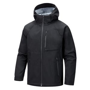 Tùy chỉnh Áo Gió Áo khoác chất lượng cao ngoài trời chống nước Windproof Mens trùm đầu áo gió cho đi bộ đường dài - Product Image 6