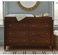 Buffet moderne vintage en chêne massif à 6 portes, meuble de rangement de luxe pour salon, table à langer personnalisée