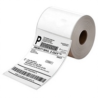 Étiquettes thermiques adhésives 4x6 pouces 100*150 mm, impression personnalisée du logo, application pour différents types d'imprimantes