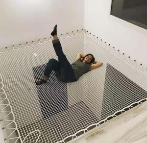 Redes de seguridad para interiores y hamacas con malla de polipropileno/poliéster/nailon de 5x5 cm, protección anticaídas, servicio de corte - Product Image 1