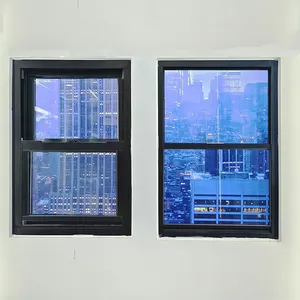 नॉरर्थ टेक अनुकूलन योग्य डबल लटका खिड़कियां सामान्य और इन्सुलेट एल्यूमीनियम प्रोफाइल में