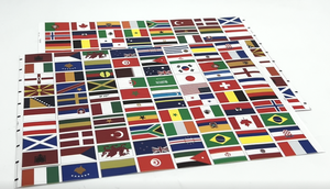 <span class=keywords><strong>Autocollant</strong></span> drapeau des pays de l'Europe (est, ouest, sud et centrale) pour événements sportifs mondiaux, 8x5 cm, vente en gros - Product Image 6