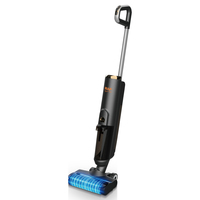 Nettoyeur de sols humides et secs RAF R.8685 150W avec stérilisation automatique, absorption d'eau, modes turbo et réservoirs de 700 ml et 450 ml pour sols domestiques