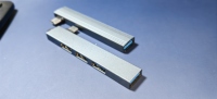 Aluminio portátil 4 en 1 tipo C Hub 3 USB 3,0 conectores función de carga convertidor de datos para ordenador portátil PC teléfono certificado ROHS