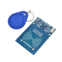 Module RFID WAVGAT RC522 Kits 13,56 MHz 8x9x9 cm avec étiquettes SPI Lecture et écriture Transmission transparente pour 3.0