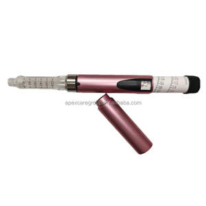 Stylo d'injection réglable en métal ApexCare 61U réutilisable, compatible avec les cartouches de 3 ml pour les tests de soins humains - Product Image 3