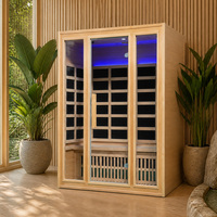 Salle de sauna infrarouge personnalisable avec panneau chauffant en carbone pour la maison et les hôtels