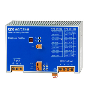 Cargador de Baterías Camtec CPS de 480W 1000W con Salida de CC, Soporte de Carga Industrial para Riel DIN - Product Image 4