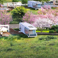 Maison Capsule Triangulaire Préfabriquée – Villas de Jardin et Fermes Personnalisables Directement des Usines de Production
