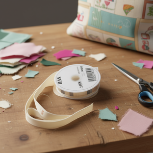 Nastro in tessuto beige da 2,5 cm x 46 m per cinghie Ilan Cinta De Correa - Product Image 2