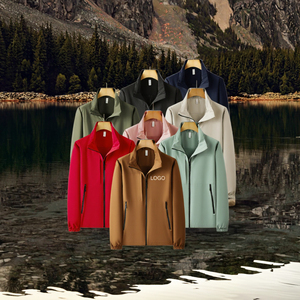 Chaqueta Personalizada Unisex, Corte Ajustado, Invierno, Delgada, con Parches y Letras, Impermeable, Resistente al Viento, Reversible, Frontal de Nailon, Elástica en 4 Direcciones, Formal - Product Image 3