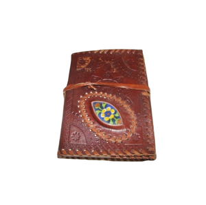 Carnet de notes en cuir personnalisé classique avec fermeture à lien pour écrivains, étudiants, professionnels et notes quotidiennes - Product Image 3