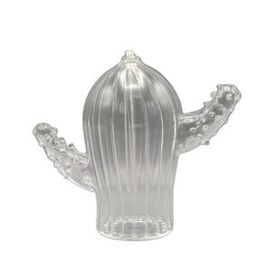 Lámpara de aceite de vidrio con forma de <span class=keywords><strong>cactus</strong></span> soplado a mano personalizada al por mayor con vela de aceite de vidrio con mecha de vidrio para decoración del hogar - Product Image 2