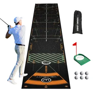 Popular Golf Training Rubber Golf Mat Office Indoor For Wholesale