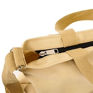 Eco Friendly Large Capacity Canvas Tote <b>Bag</b> with Detachable Shoulder Strap Slogan Print <b>for</b> <b>Women</b> Daily Shopping <b>Work</b> - Product Image 2
