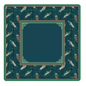 Tapete de Mahjong de Lujo con Superficie Lisa, Cubierta Plegable para Mesa de Juego, Neopreno Americano, Colorido, con Diseño de Pagodas <span class=keywords><strong>Lorelei</strong></span>, para Mahjong - Product Image 1