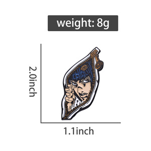 Spilla Personalizzata Creativa con Personaggi Anime, Souvenir Promozionale con Pin Smaltato a Forma di Persone dei Cartoni Animati - Product Image 5