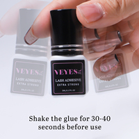 Colle pour extensions de cils VEYES, personnalisée, hypoallergénique, résistante à l'eau, séchage rapide, longue durée, colle liquide sensible, flacon de colle pour cils