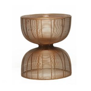 Dernier matériau de fil métallique fantaisie Décoration unique Décoration de la maison Table d'appoint Meilleure qualité Forme et taille personnalisées - Product Image 2