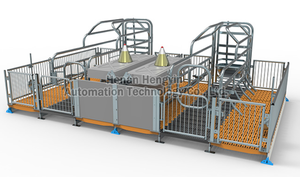 Precio de fábrica Anti-Corrección impermeable cama de cerdas jaulas de maternidad para cerdos jaulas de parto - Product Image 4