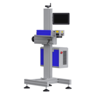 Machine de marquage laser à fibre Refroidissement par AIR pulsé continu Le marqueur laser ultraviolet 355nm intégré prend en charge le format AI