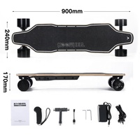 OEM ODM JIESEN 4000mAh 36V Split Box Longboard 600W ABEC-9 Adult High Speed 35-40km/h Electric  Motor Electric Skateboard