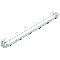 Luminaria LED Tri-Proof IP65 Resistente a la Intemperie, Hermética al Vapor, para Uso en Interiores, Almacenes Industriales y Estacionamientos