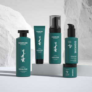 Tube de lotion PE vert canne à sucre recyclé 100ml Filp Cap bouteille de shampooing lotion de luxe 300ml bouteille de pompe à mousse vide 150ml - Product Image 4