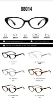 Vente en gros d'usine, montures de lunettes anti-lumière bleue TR90, style œil de chat, lunettes pour ordinateur, jeux vidéo, étudiants, OEM ODM